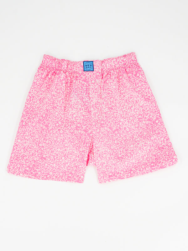 Three Islands Boxers in Little Palm Island Pink