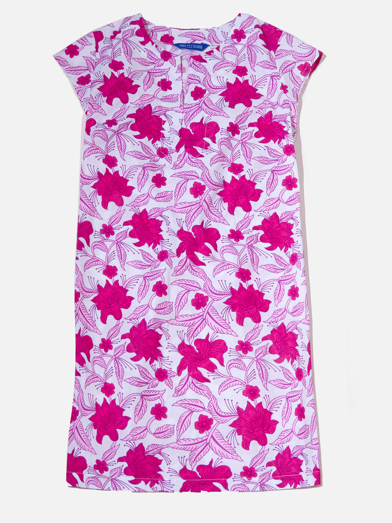 Nantucket Dress in Pink Maya Blossom – Three Islands